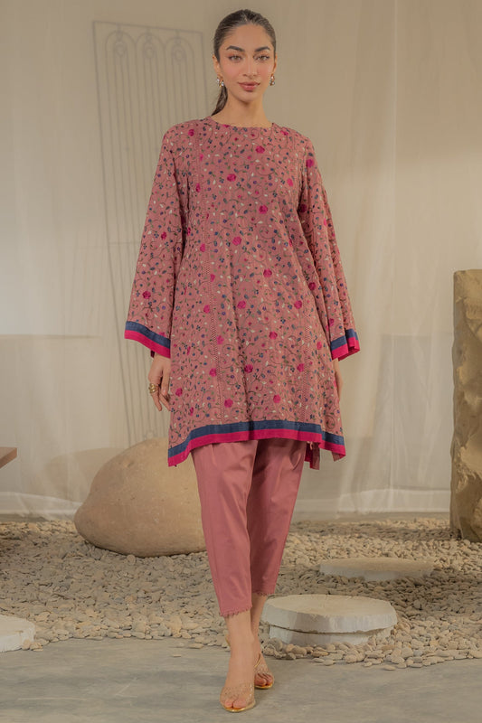 Rosewood Bloom Printed Kurta Set